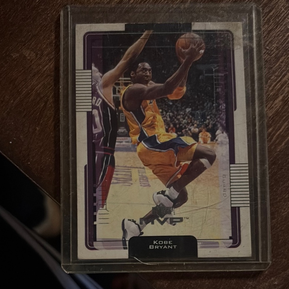 Kobe Bryant MVP Card. Will grade 10/10! NBA. LA memorabilia. Mint condition!